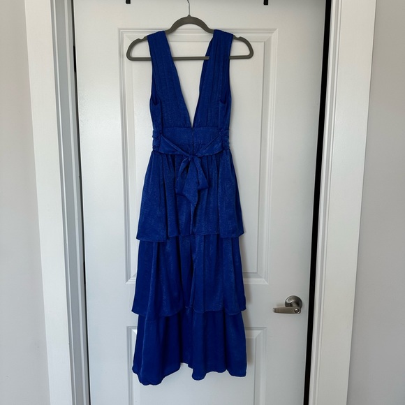 Lulu’s Peak Party Vibes Cobalt Blue Midi Dress - Picture 7 of 9